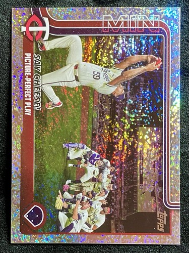 2025 Topps Series One Sandglitter Foil #81 SAY CHEESE Minnesota Twins