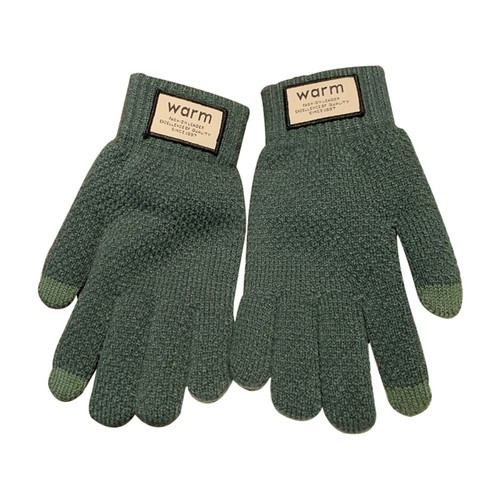 Warm Touch Screen Gloves Solid Color Cycling Gloves Women - Picture 10 of 17