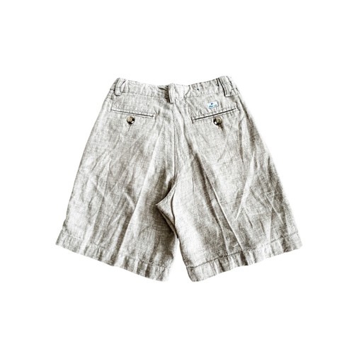 J. Bailey Boys Linen Blend Shorts Size 7 Tan Beige Dressy Lightweight - Picture 2 of 5