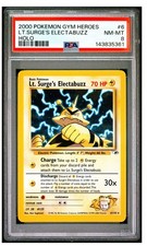 2000 Pokemon Lt. Surge's Electabuzz 6/132 Gym Heroes Holo PSA 8 on eBay
