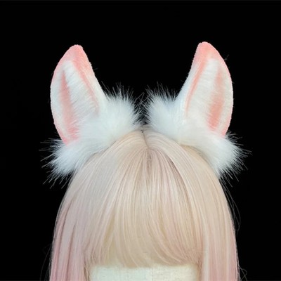  Rabbit Horse Ears Hairhoop Prop Imitation Animal Donkey Ear Cosplay  Headdres