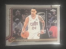 2025-26 Topps Chrome Basketball #50 Jaylon Tyson Cleveland Cavaliers