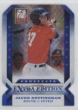 2013 Panini Elite Extra Edition Status Blue Die-Cut 31/100 Jacob Nottingham 17ac