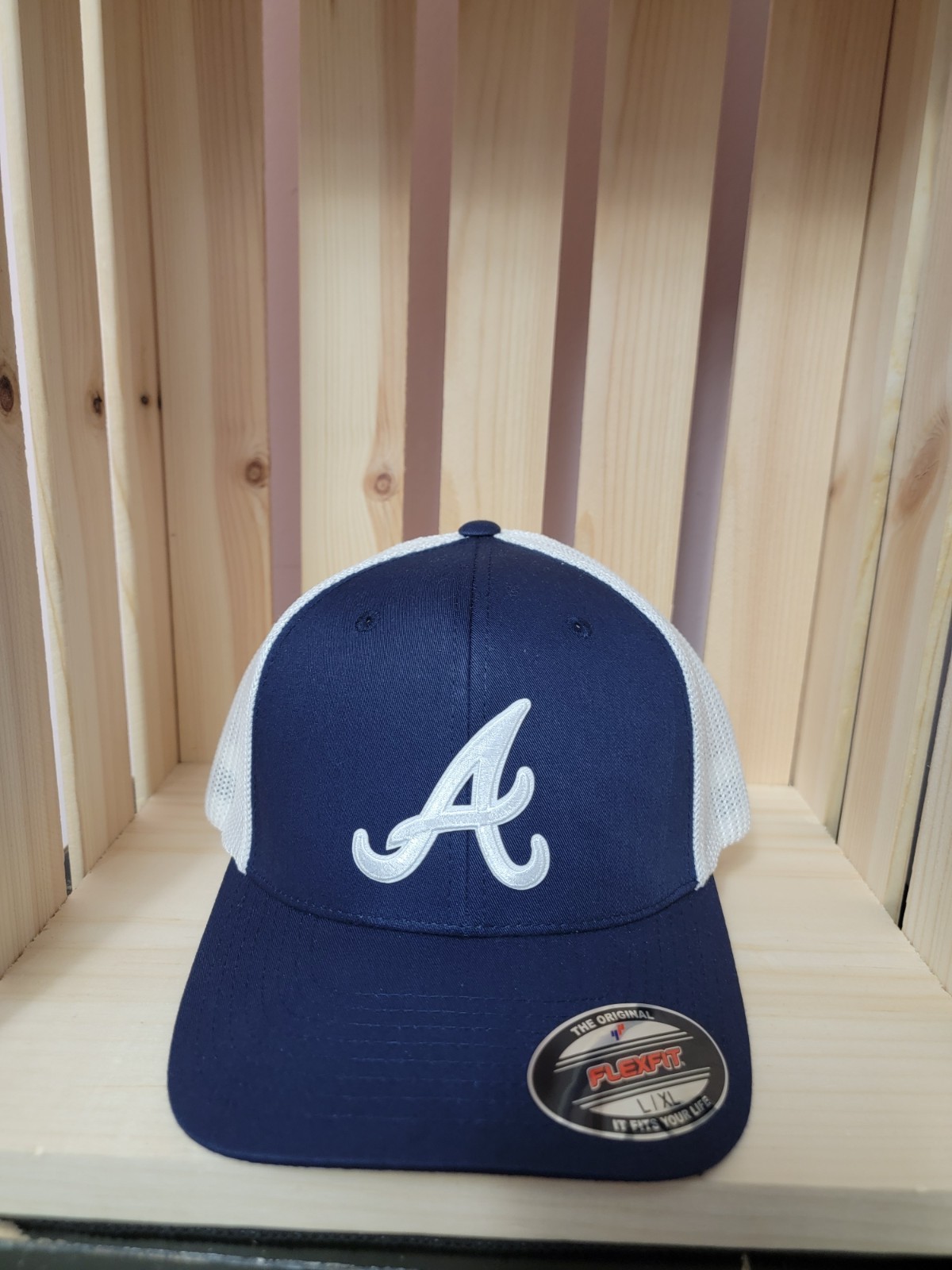 Atlanta Braves Flexfit Trucker Hat