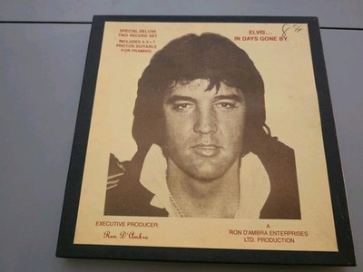 ELVIS PRESLEY- In Days Gone By 7 Inch 2 VInyl Box Set With Photos Interviews