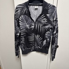 Victoria's Secret PINK Bomber Anorak Jacket Tropical Palms SMALL