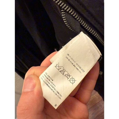 00s rick owens intarsia lederjacke - Bild 2 von 5