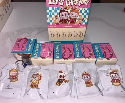 Pop Mart Labubu THE MONSTERS Let's Checkmate Series AUTH  key chain/pendant 