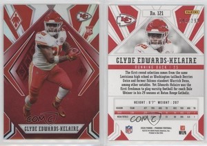 2020 Panini Phoenix Rookies Red /299 Clyde Edwards-Helaire #121 Rookie RC