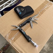 Compact Pliers 7 Multi Tool Flash Light Knife advertising with nylon pouch New