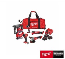 Milwaukee M18FBPP6D3-503B FUEL 18V 3 x 5.0Ah Li-Ion Fuel Brushless 6 Piece Kit