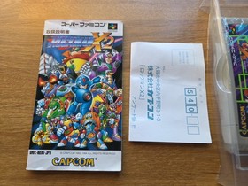 Super Famicom Rockman X2 boxed Japan SFC game US Seller