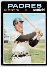 1971 Topps #214 Al Ferrara
