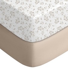 Baby Crib Sheets for Boys Girls, Fitted Crib 2 Pack for Standard Crib and Mat...