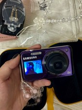 Samsung PL120 14.2MP Digital Camera - Purple TESTED English Language 90 New