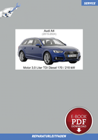 PDF Audi A4 (2015-2024) Reparaturanleitung Motor 3,0 Liter TDI 231 / 286 PS