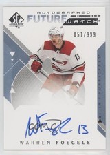 2018-19 SP Authentic Auto Future Watch 51/999 Warren Foegele #161 Auto s9v