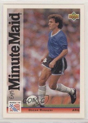 1994 Upper Deck World Cup Minute Maid Oscar Ruggeri #21 zs5