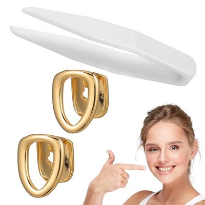 Set of 2 Grills Für Zähne Zahnkappen Schmuck Falscher Grillkappen
