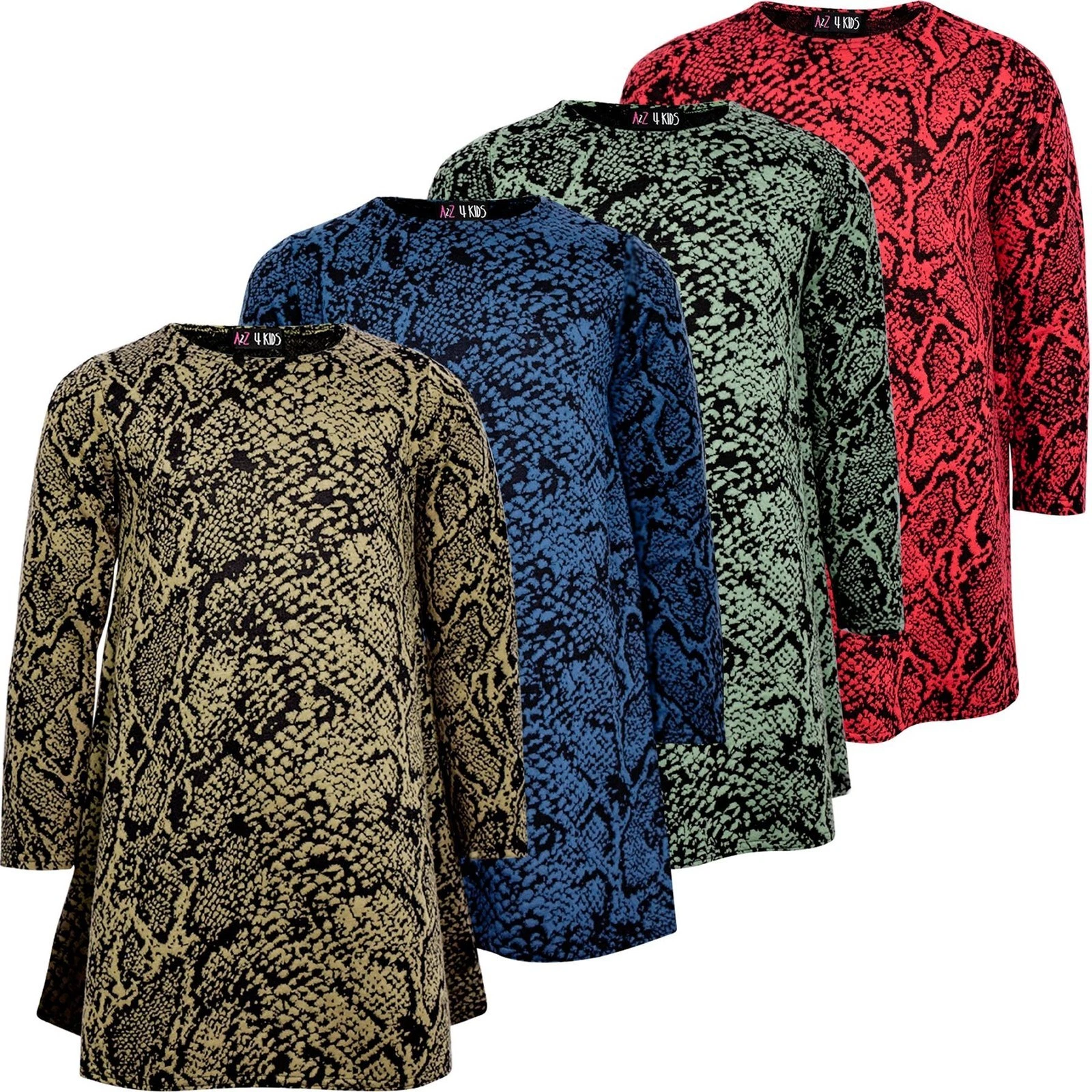 Kids Girls Swing Dress Long Sleeve Snake Flared Party Wear Summer Dresses 5-13
Opens in a new window