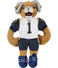 Forever Collectibles Unisex L A Ram 10" Stuffed Plush Toy Souvenir, brnblu