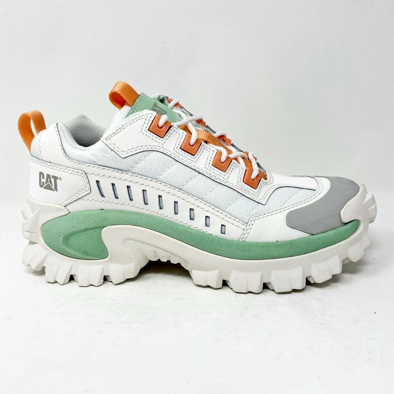 Caterpillar CAT Intruder Oxford Star White Pastel Green Mens Shoes P724500