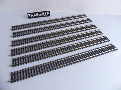 R601 HO JOUEF / HORNBY 6 RAILS DROITS R 601 CODE 100 LONGUEUR 335 MM