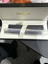 BEILUNER Lighthouse series fountain pen, matte black pen body, exquisite vert