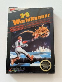 3-D WorldRunner [5 Screw] (Nintendo NES, 1987) No Glasses