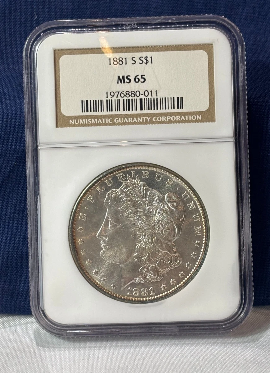 NGC 1881 Year Grade MS 65 Morgan Dollars (1878-1921) for sale | eBay