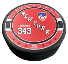 FDNY 343 Official 9/11 Memorial Hockey Puck to Commemorate The 343 Lives Lost