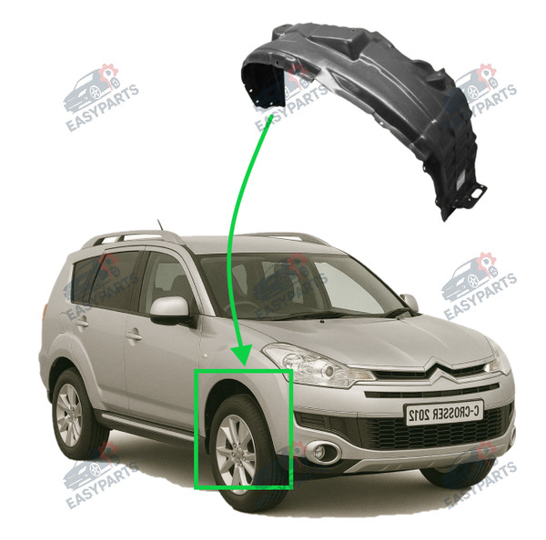 Radlauf StoßStange Locaro Vorne Rechts FüR Citroen C-Crosser Ab 2007-image