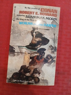 ROBERT E. HOWARD Bran Mak Morn WORMS OF THE EARTH Zebra 1975 PB VG Illustrated