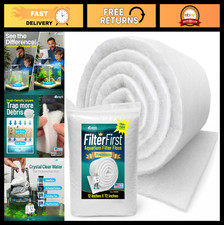 Aquarium Filter Floss Pad for Fish Tank - 12"x72" Media Roll for Crystal Clear W