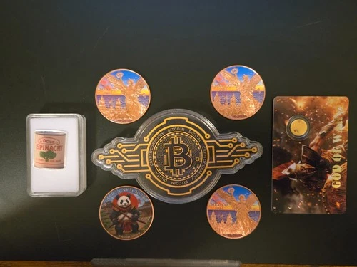 Bullion Lot! GOLD, SILVER, & CU! - 5g Silver, 1/1000th .9999 Gold Round w/COA