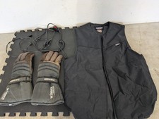 Motorcycle Bmw Touring Widder Electric Heated Vest Gloves 12v Medium Size Set