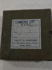 Pratt And Whitney Diamond Gage Lap Used