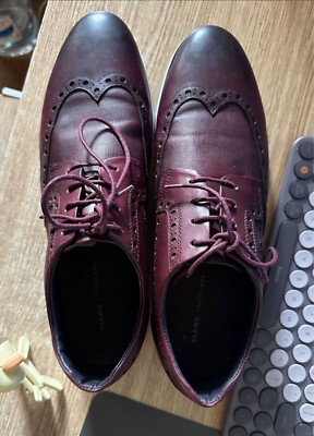 Marc Nolan Unisex Burgundy Leather Dress Shoes Marc Nolan Gavin Burgundy Leather Dress Shoes US 12-New With  main image 2