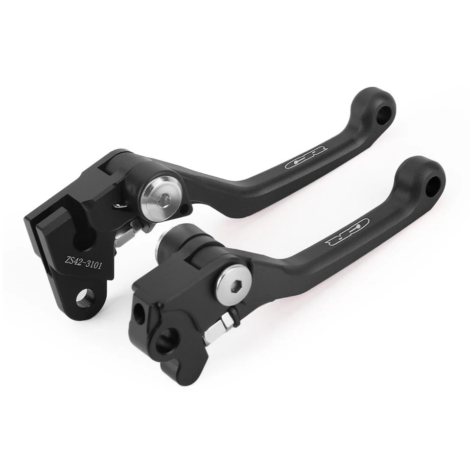 Palancas de embrague de freno pivote CNC logotipo CR para HONDA CR80R CR85R CR125R CR250R CR500R Foto 3 de 4
