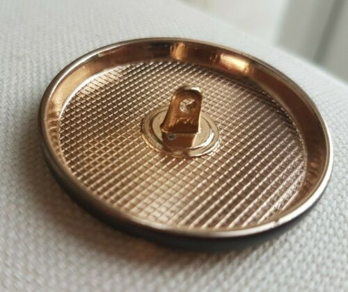 LUXUS METALL SCHWARZ & GOLD KNÖPFE - RUND, STREIFEN, 11 MM, 23 MM, 30 MM, 40 MM, UK - Bild 5 von 21
