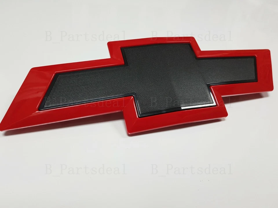 Красный черный передний задний галстук-бабочка эмблемы 2014-2015 Silverado Sierra 1500 2500HD 350 - Изображение 4 из 4