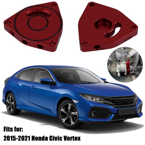 Espaciador de placa de válvula de soplado para Honda Civic 1.5T 2015-21 cupé BOV Billet Turbo - Imagen 2 de 12