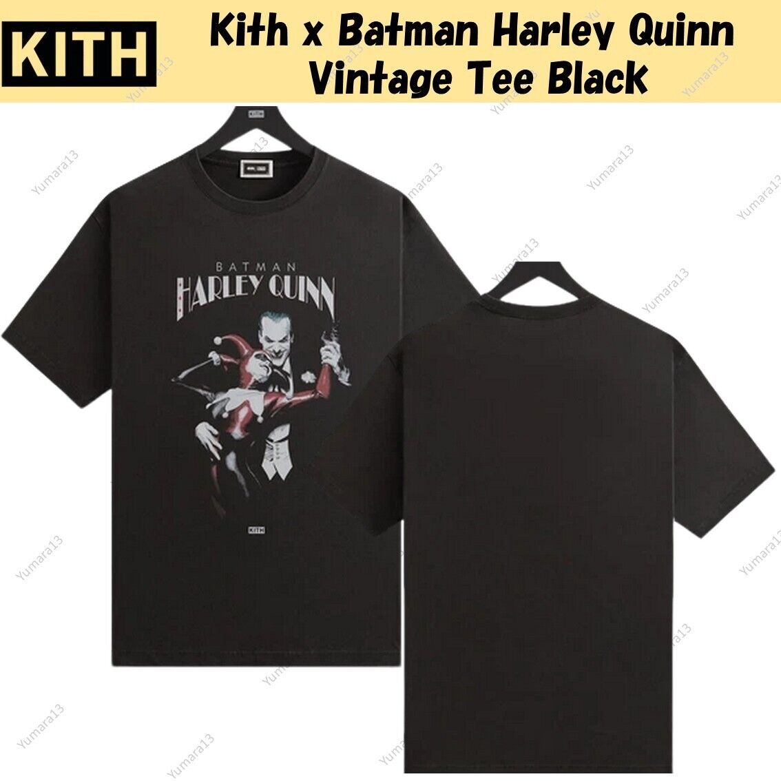 ☆ KITH x BATMAN Harley Quinn vintage tee コラボTシャツ ☆ Kith x Batman Harley Quinn Vintage Tee Black | eBay