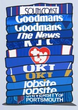 Portsmouth Football Club FC Retro Shirt Jersey Kit Fridge Magnet Merchandise