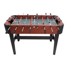 47" Competition Sized Wooden Soccer Football Table Adults  Kids Home Outdoor