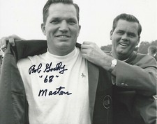 BOB GOALBY SIGNED AUTHENTIC 1968 MASTERS WINNER 8x10 PHOTO C w/COA PGA GOLFER