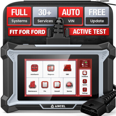 Fit For Ford Car Bidirectional OBD2 Scanner ANCEL DS160 Full System ECU Coding