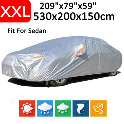 NEVERLAND XXL 530CM Auto Abdeckung  Abdeckplane Kratzfest Vollgarage Ganzgarage