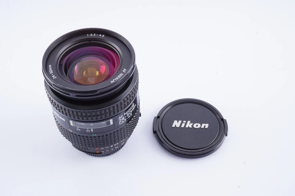 EX+5 Nikon AF NIKKOR 24-50mm F/3.3-4.5 AF Wide Zoom Lens From JAPAN - Image 3 of 4