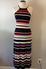 ZARA KNIT Multi Color Stripe Knit Dress S